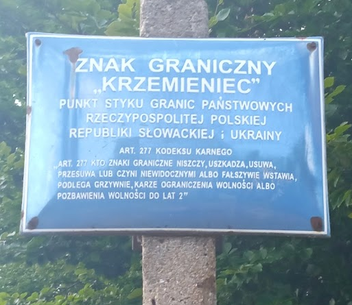 Trójstyk w górach, czyli granica Polsko-Ukraińsko-Słowacka