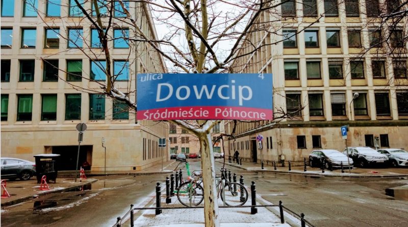 ul. Dowcip w Warszawie